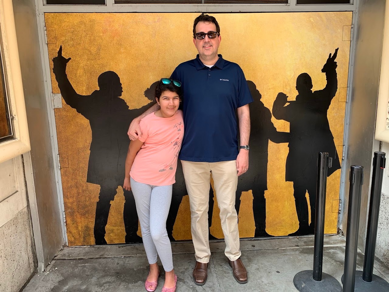 The reason we made the trek into the city—Hamilton!