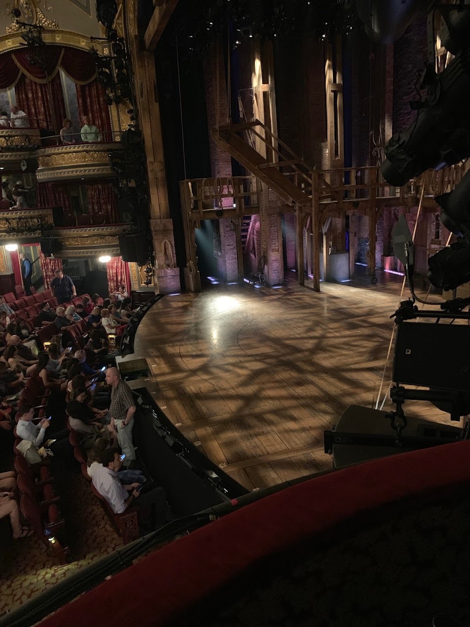 Close to the stage