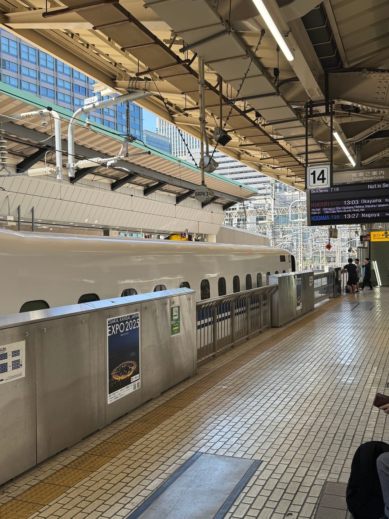 Shinkansen (aka Bullet Train) awaits