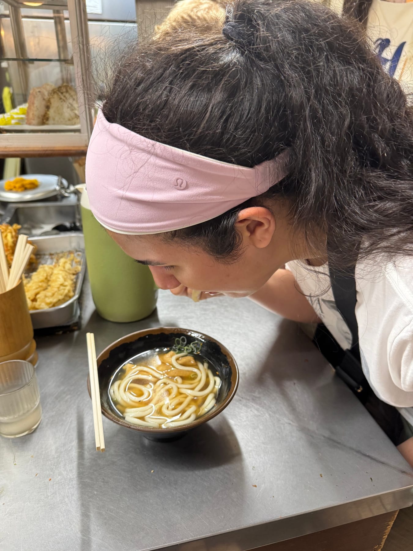 Anna and I shared a bowl. This worked out well but we did need to have a chopstick duel for the last bite of tofu.