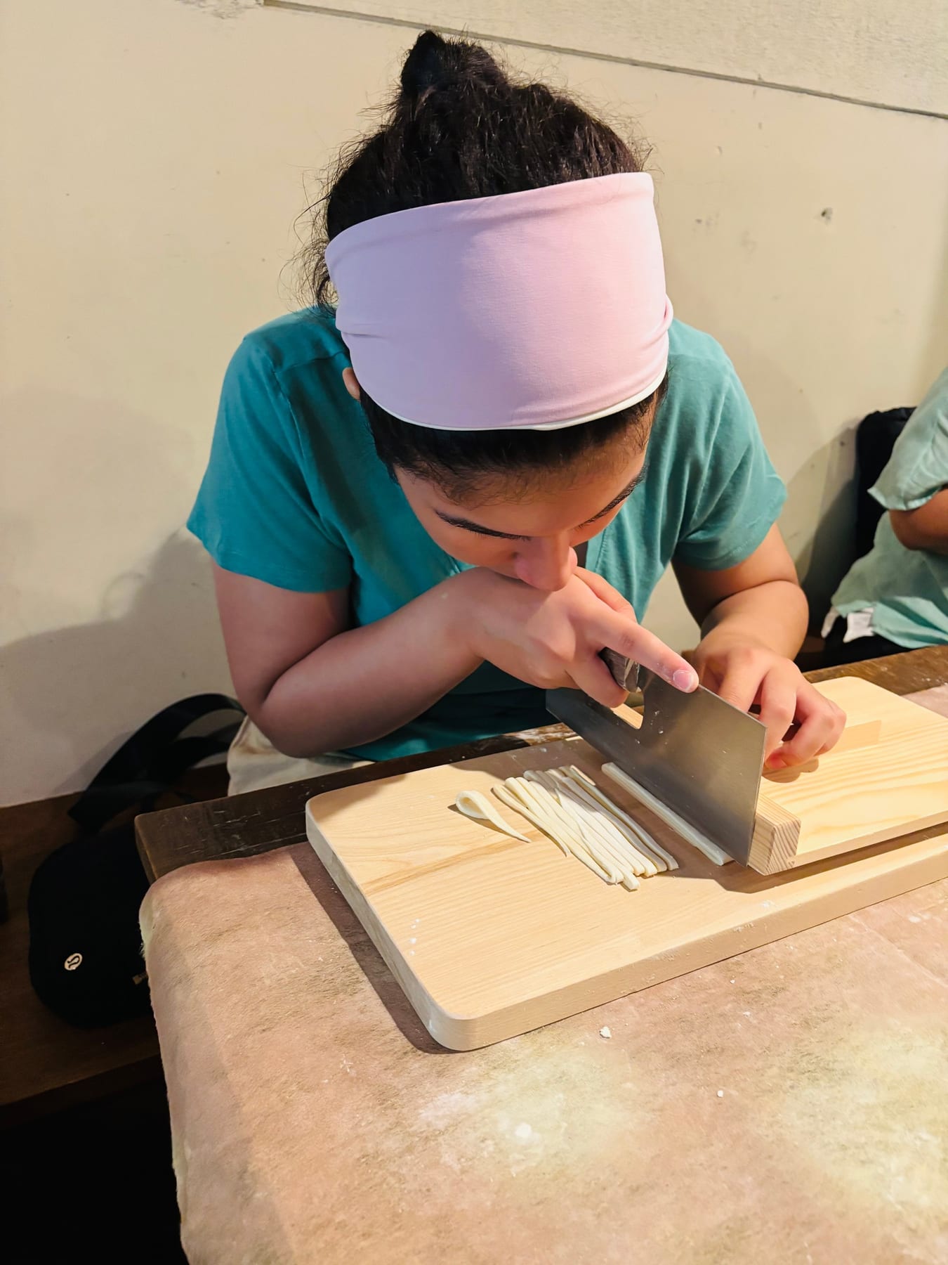 Such a sharp instrument requires intense concentration!