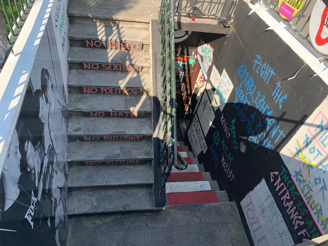 Entryway to the museum. I had my reservations about going down, but I also had my 6’5” husband with me...so we gave it a