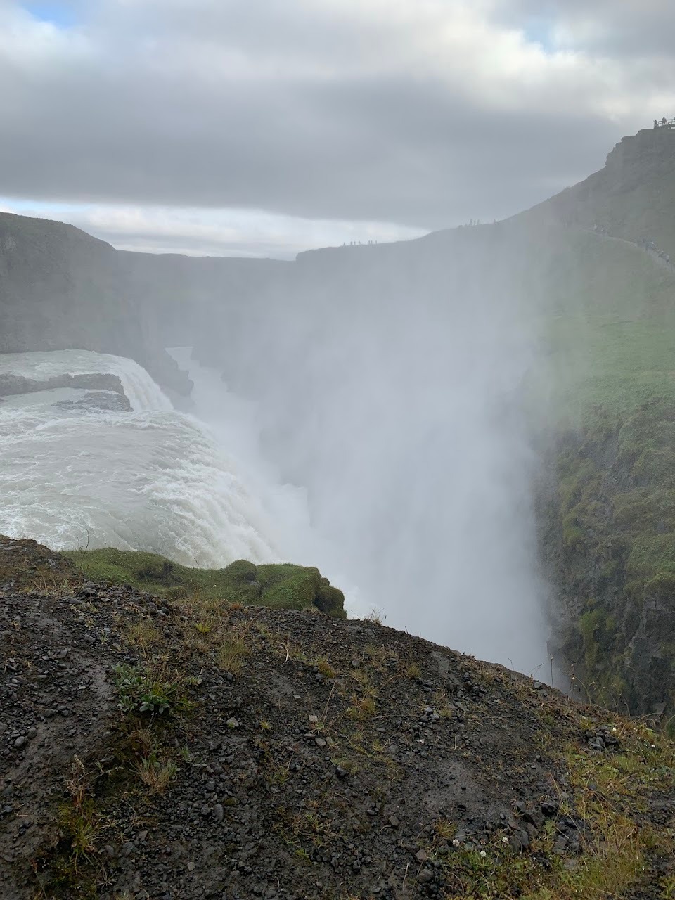 And, that’s as close as I got. The wet rocks and single-rope “fence” had me a bit uneasy, and I felt no need to get righ
