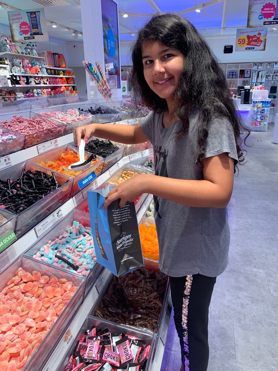 A couple hours later, after we were somewhat caffeinated and sugared, we went back to the mall to get some provisions. A