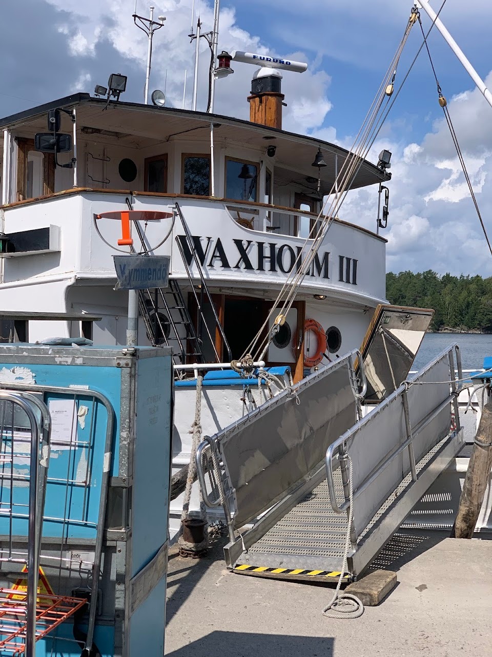 On Friday, we took a cruise around the Stockholm Archipelago. Stockholm is a city that’s divided by waterways, so there