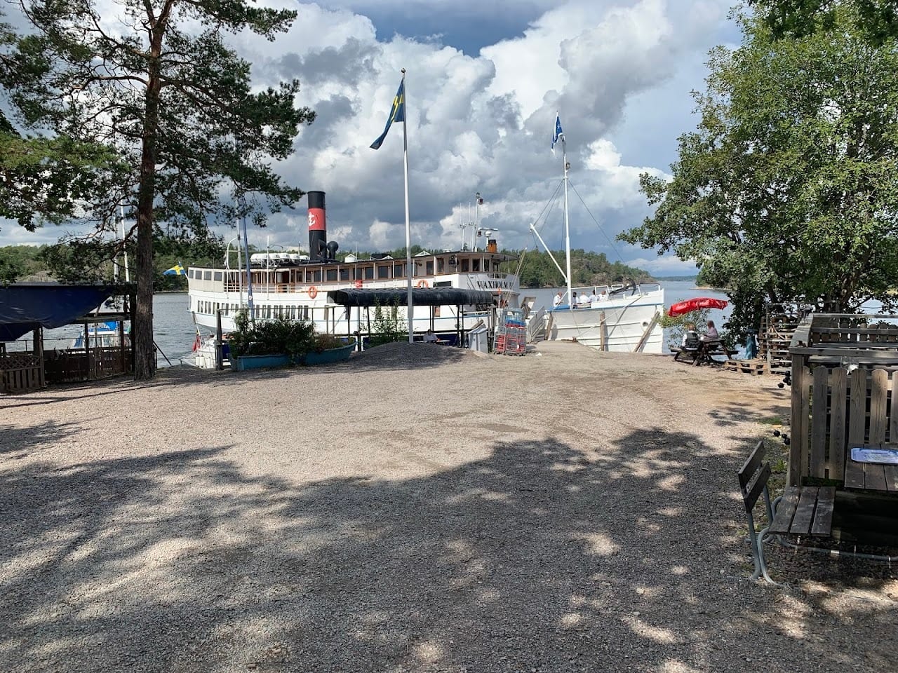 We docked at Kymmendö and had about 45 minutes to explore the island. Kymmendö is very small and everything is owned by
