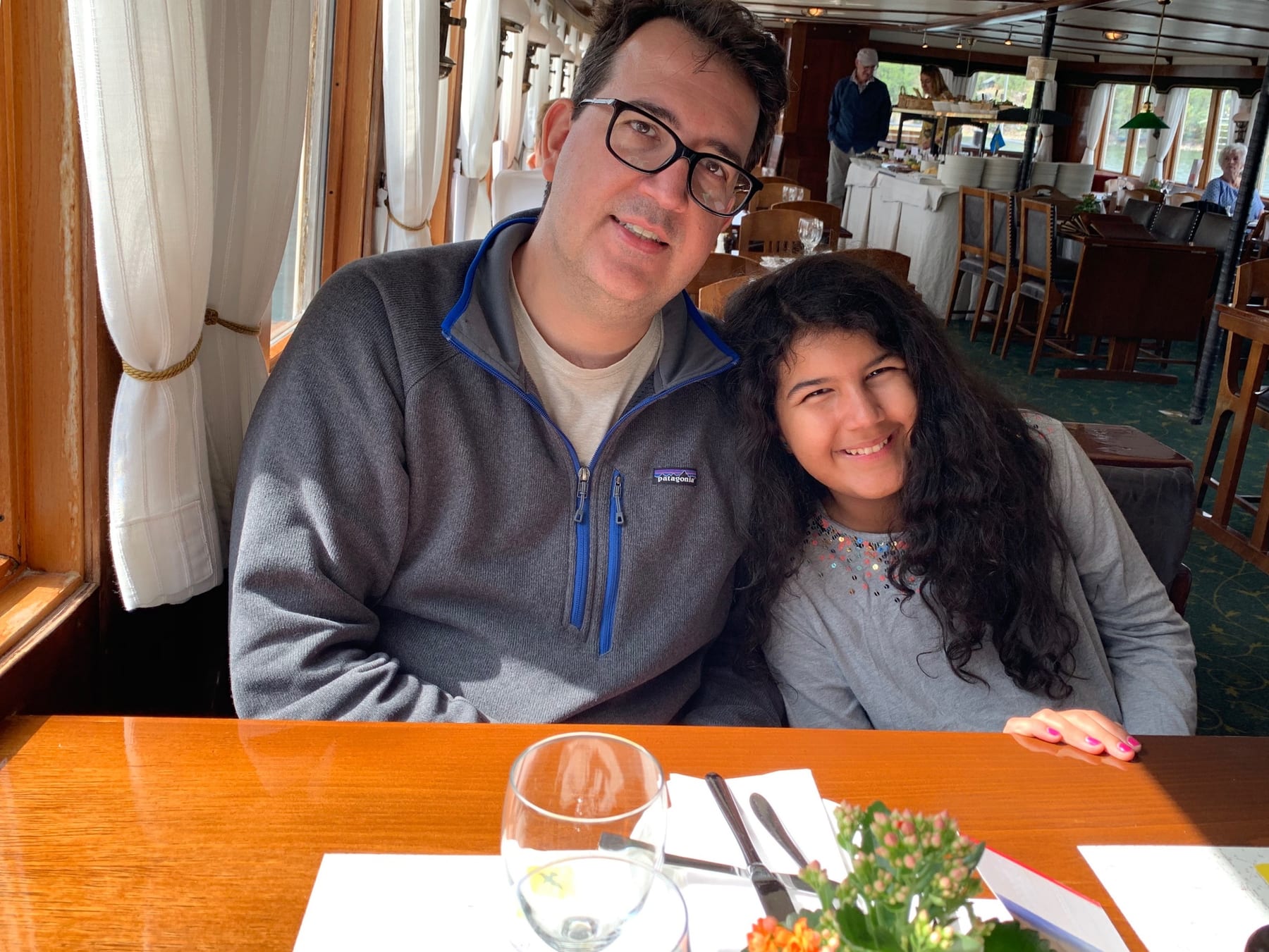 Back on the boat and time for lunch! They had a buffet with traditional Swedish foods.