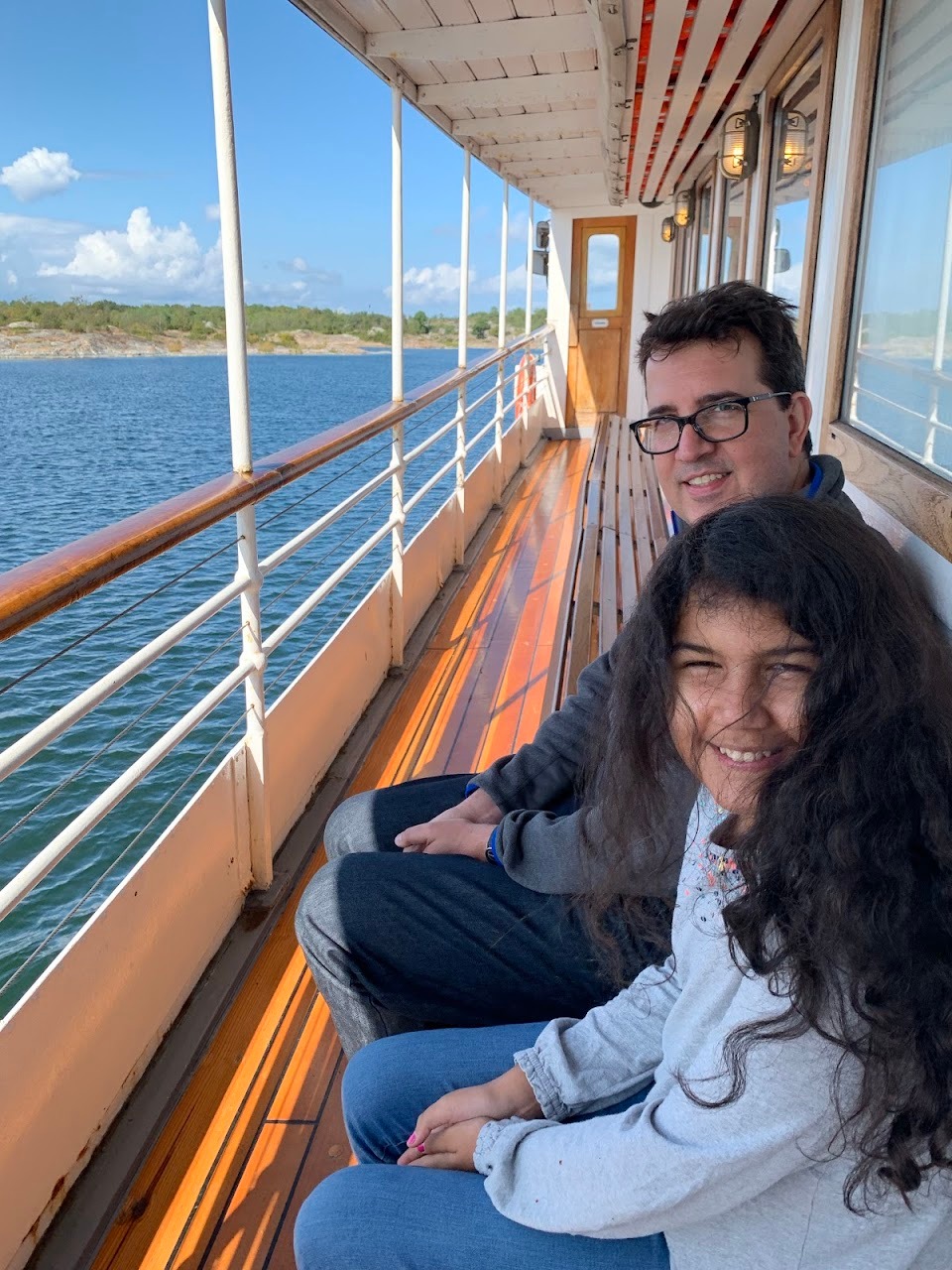 On our way to the next island, Bullerö. It’s a nature reserve and was the home of a well-known Swedish artist, Bruno Lil