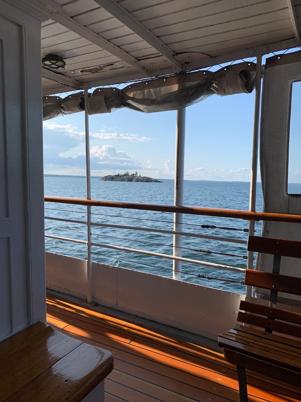 Sandhamn was the last island of the cruise, so we headed back towards Stockholm and waited for our turn for dinner (ther