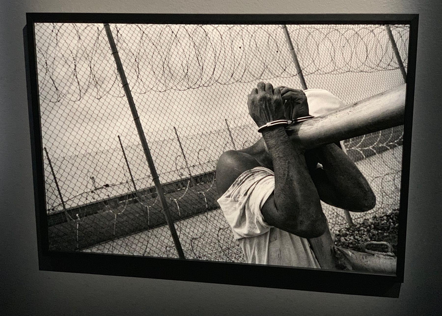 Punishment meted out by prison guards.