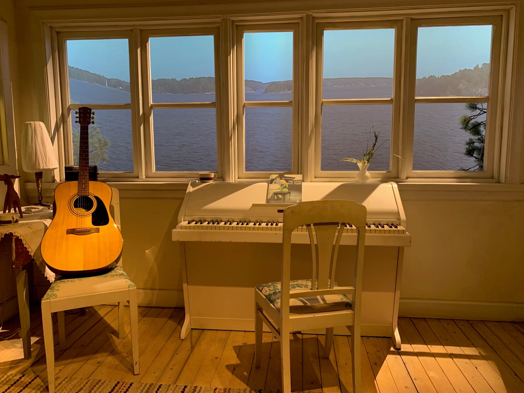 ABBA did some of their composing while living on an Archipelago island (I forget which one). This is a re-creation of th